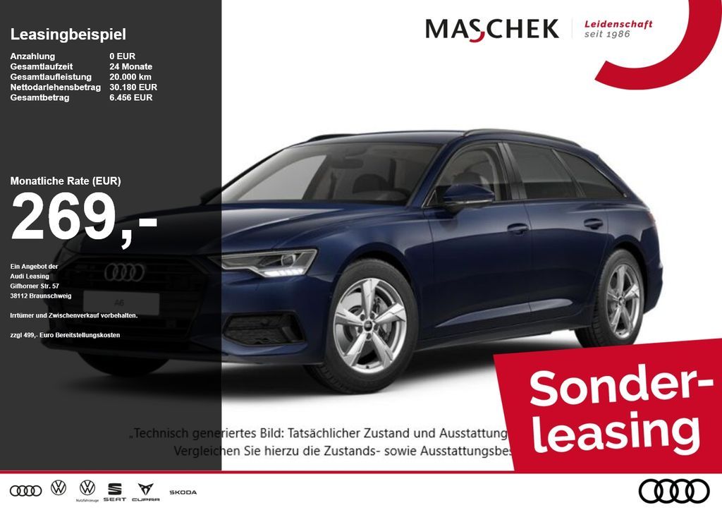 Audi A6 Avant Sport 45 TFSI LED ACC Memory Navi RearV Leasing