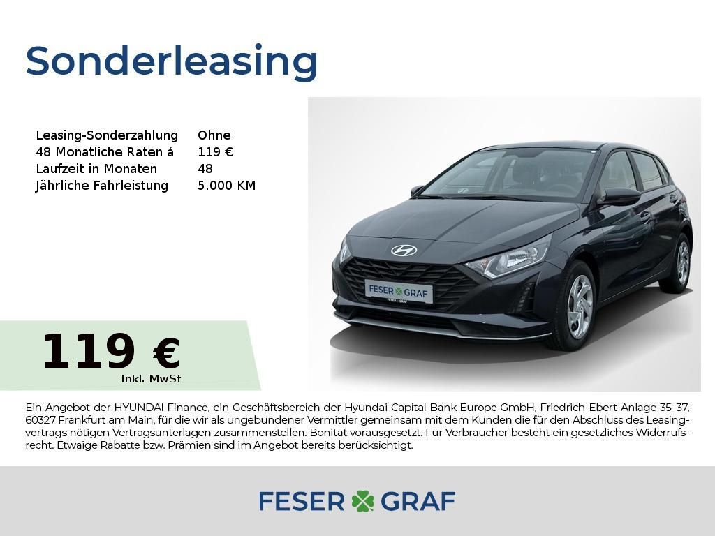 Hyundai i20 SELECT NAVI KAMERA KLIMA USB CARPLAY Leasing