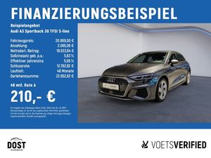 Audi A3 Sportback 30 TFSI S-line NAVI+KAMERA+PDC+SHZ