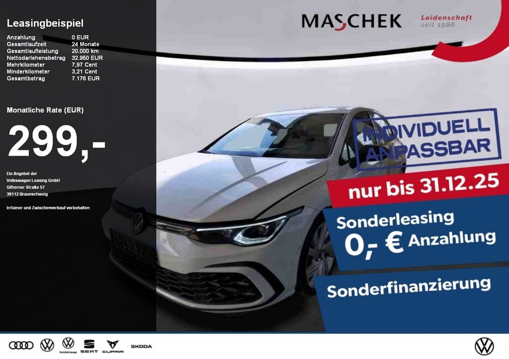 Volkswagen Golf GTI HUD RearView HK IQ.Light Navi Sitzh PDC Leasing