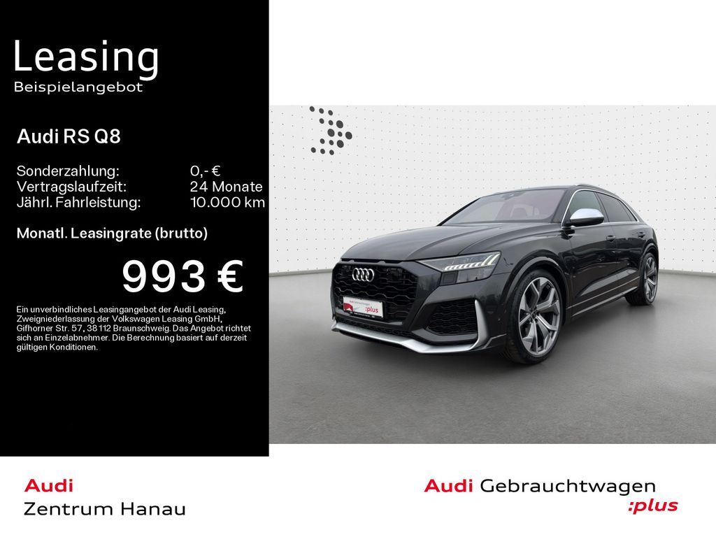 Audi RS Q8*PANO*AHK*HD-MATRIX*B&O*RS-AGA*HUD*23ZOLL Leasing