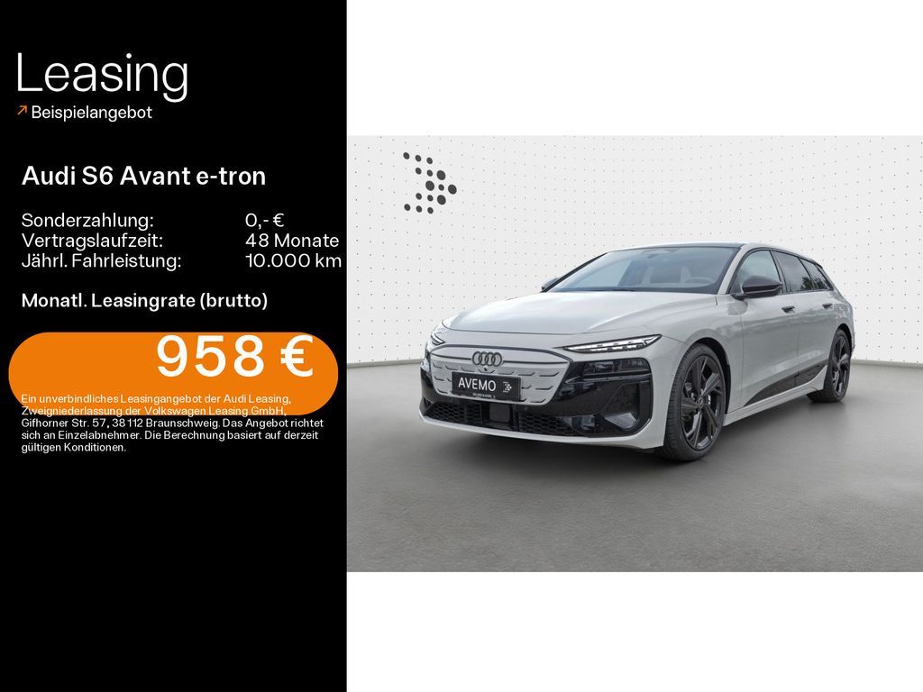 Audi S6 Avant e-tron S line air*B&O*Pano*Massage*HuD Leasing