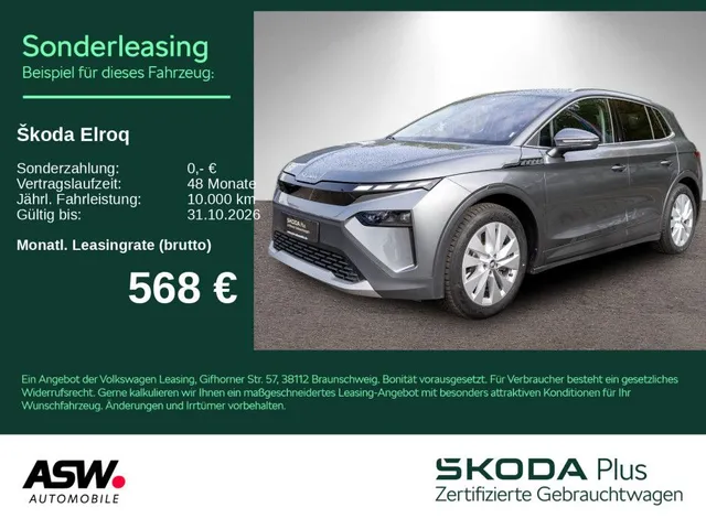 Skoda Elroq Loft electric LED Navi WÄPU AHK RFK SHZ