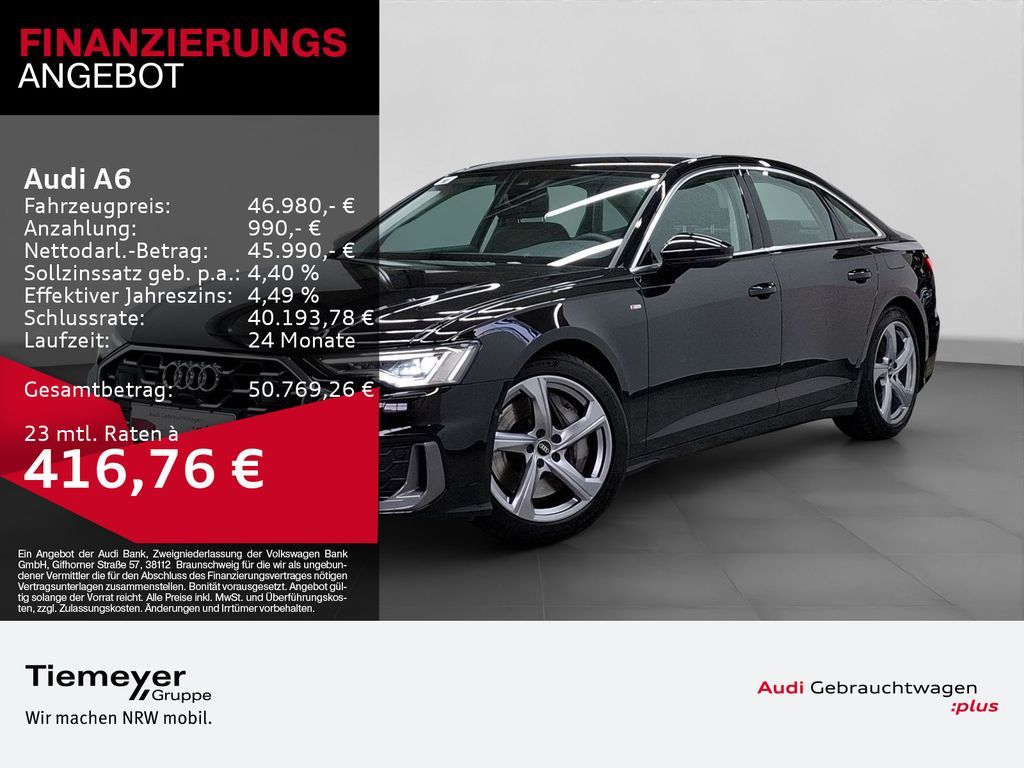 Audi A6 50 TFSIe Q S LINE LM19 LEDER KAMERA MATRIX Leasing