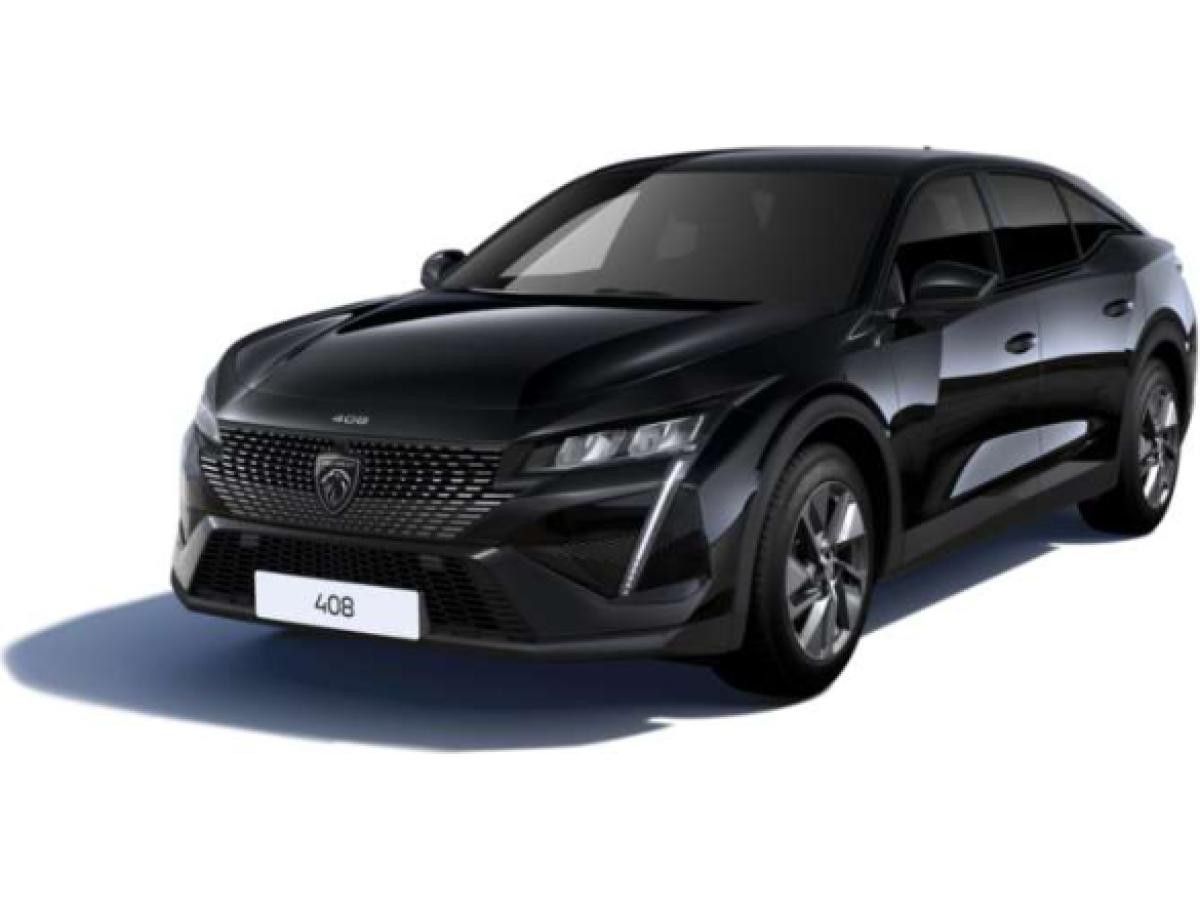 Peugeot 408 Allure HYBRID 145 PS Automatik BLACK Metallic, !BLACK DEAL! Leasing