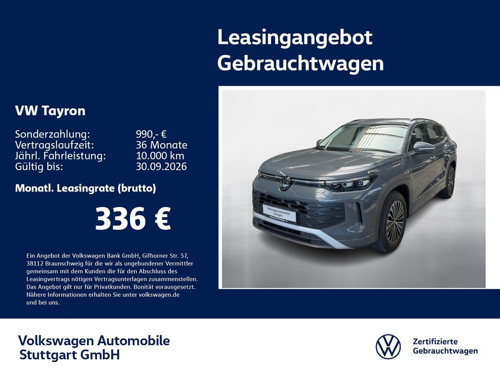 Volkswagen Tayron Life 1.5 TSI Hybrid DSG Navi Kamera AHK Leasing