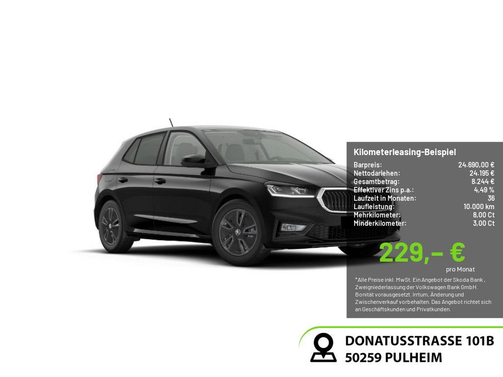 Skoda Fabia Balance 1.0 TSI SHZ PDC KAMERA ACC LED Leasing