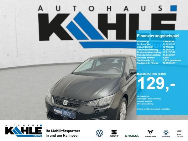 Seat Ibiza 1.0 TSI Style Edition CarPlay LED PDC Virt Leasing