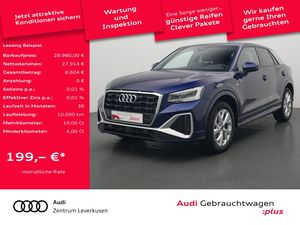Audi Q2 S line AHK VIRT LEDER SHZ CARPLAY LED PDC Leasing