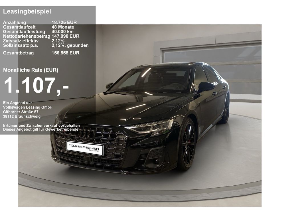 Audi S8 4.0 quattro TFSI ACC AUT Kam. Leder Luft Navi Leasing