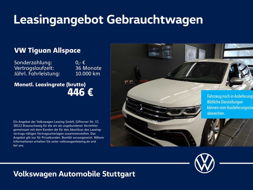 Volkswagen Tiguan Allspace R-Line 2.0 TDI DSG Navi Kamera Leasing