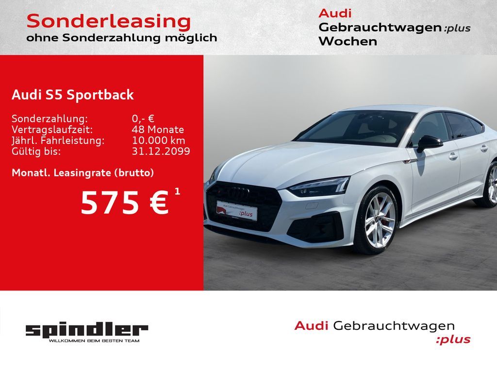 Audi S5 Sportback TDI quattro/ Matrix, Navi+, CarPlay Leasing
