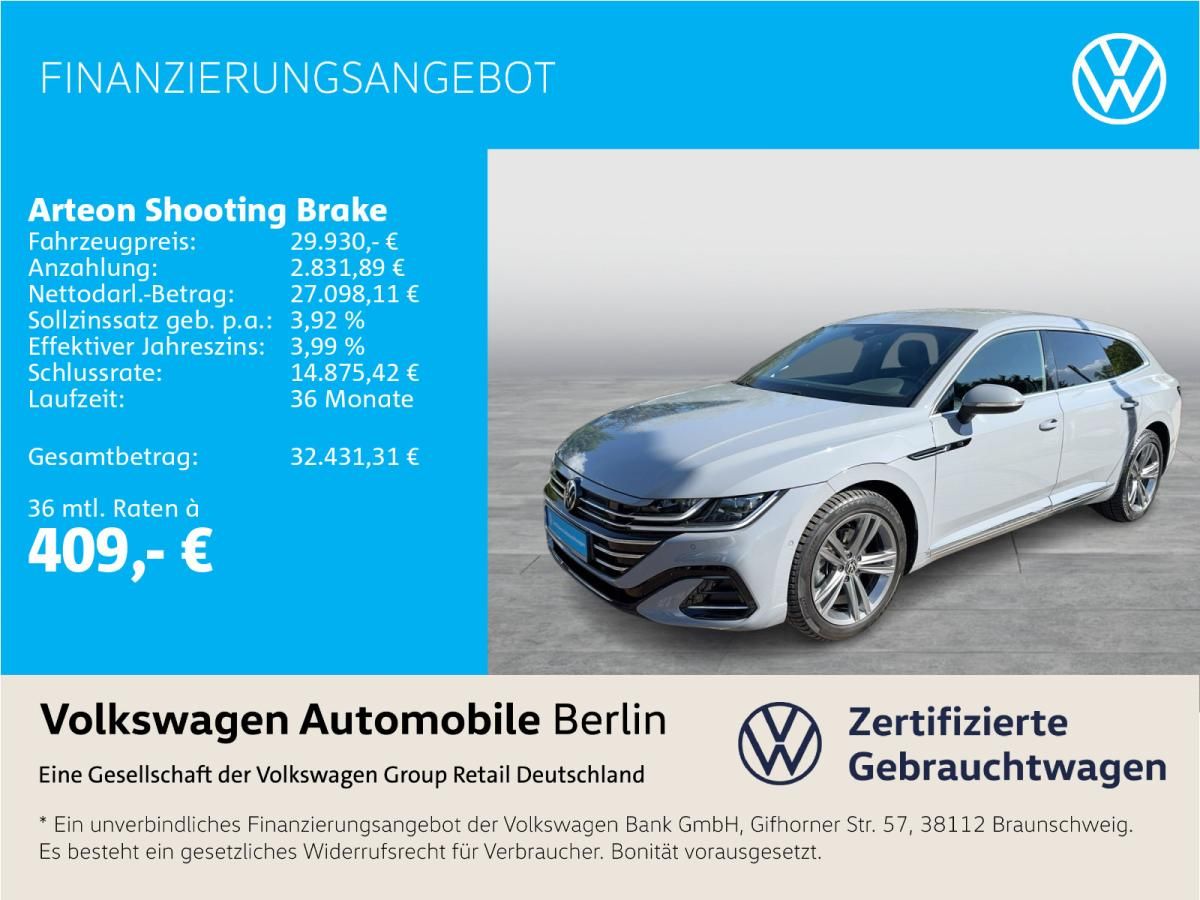 Volkswagen Arteon Shooting Brake 1.4 TSI DSG eHyb R-Line Leasing