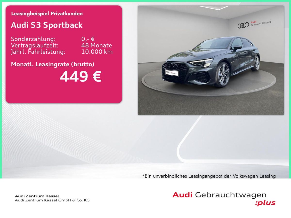 Audi S3 Sportback 2.0 TFSI qu. Matrix PDC+ Carplay Leasing