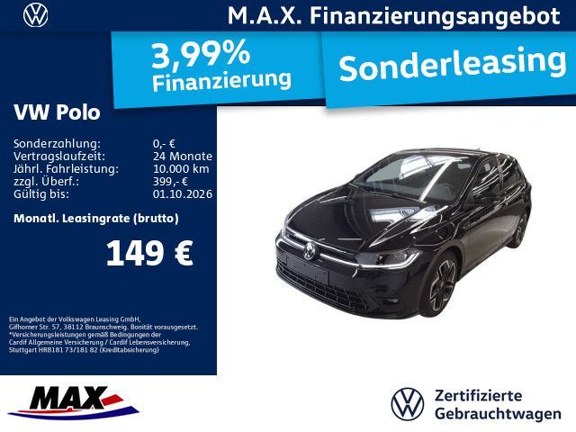 Volkswagen Polo 1.0 TSI R-LINE DSG IQ LIGHT+KAMERA+DCP+PDC+ Leasing