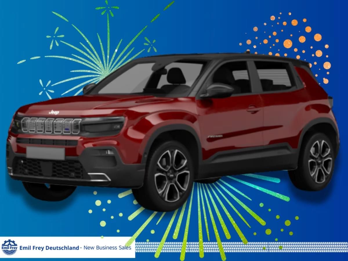 Jeep Avenger Jeep Avenger e-Hybrid Black Edition 1,2L 110PS 81kw!Inkl. All-wetter! Leasing