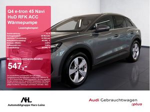 Audi Q4 e-tron 45 Navi HuD RFK ACC Wärmepumpe ACC AUT