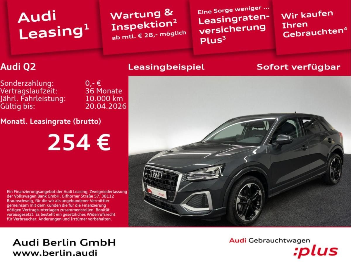 Audi Q2 Advanced 35 TFSI S tr. AHK MATRIX NAVI RFK Leasing