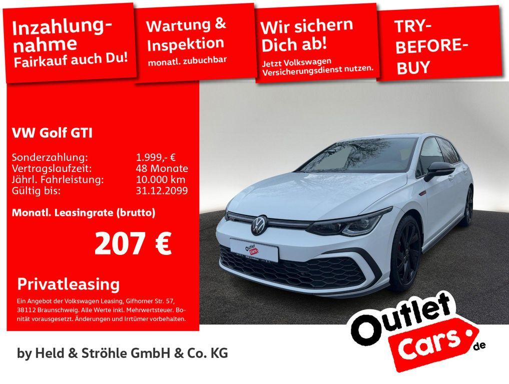 Volkswagen Golf GTI BLACK STYLE 2.0 TSI DSG IQ-LED NAV KAM Leasing