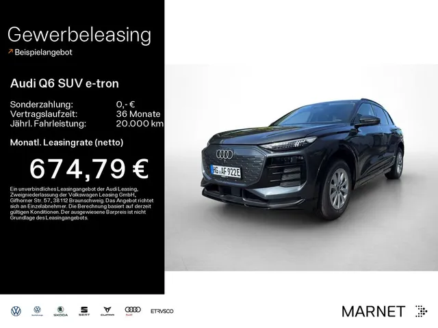 Audi Q6 SUV e-tron performance 225 kW