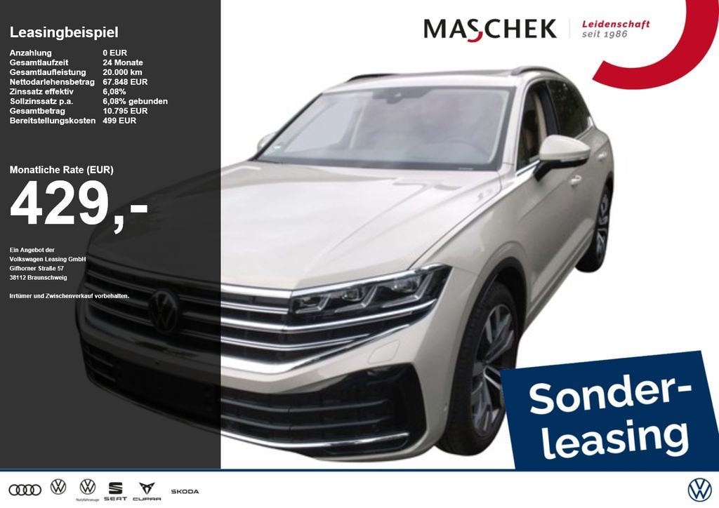 Volkswagen Touareg Elegance 3.0 TDI Sonderleasing Standh. P Leasing