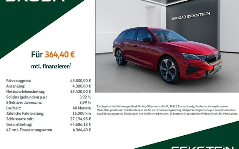 Skoda Octavia-rs 2.0 TSI DSG RS Combi 5dr Auto kaufen