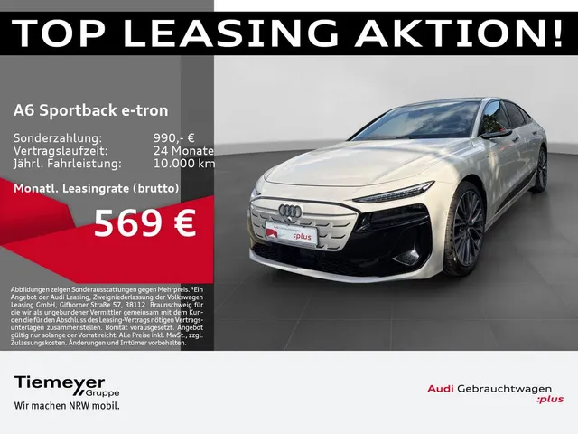 Audi A6 e-tron Sportback perf. S LINE PANO LM21 LUFT