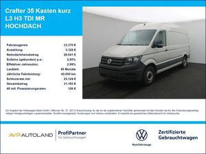 Volkswagen Crafter 35 Kasten kurz L3 H3 TDI MR HOCHDACH