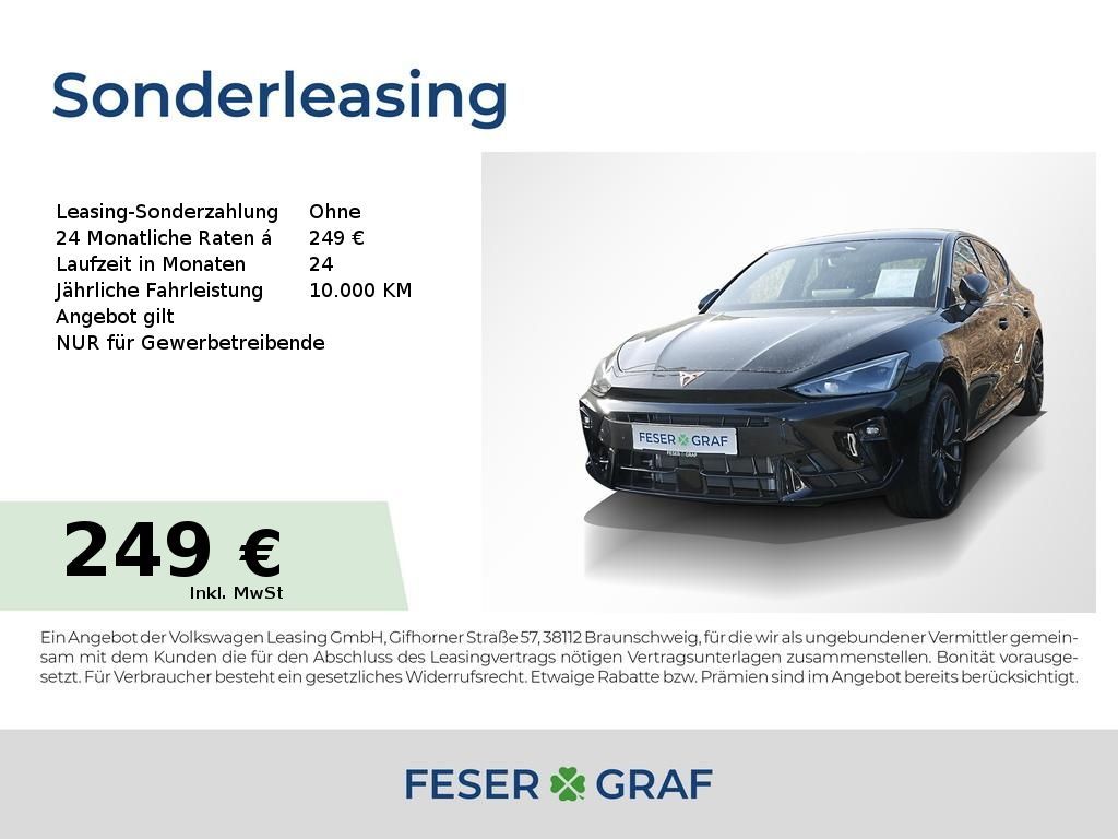 Cupra Leon VZ Black Edition 2.0 RFK, MATRIX, NAVI Leasing