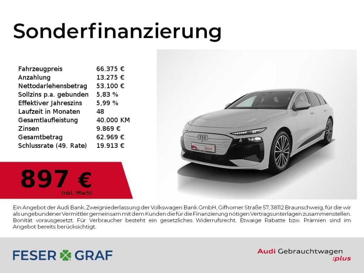 Audi A6 e-tron Avant performance 360°/matrix Leasing