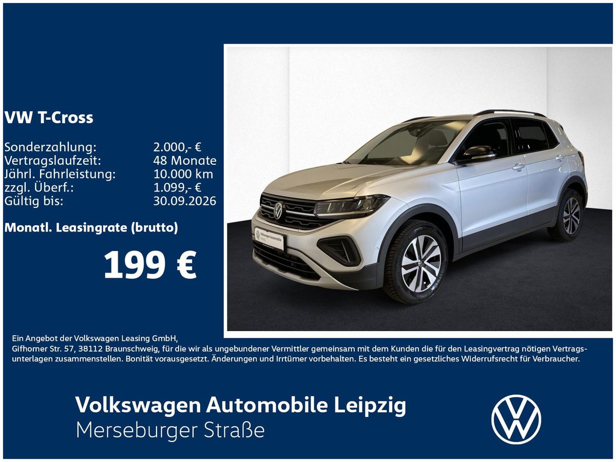 Volkswagen T-Cross ENERGY TSI DSG Preisvorteil 4859 € Leasing