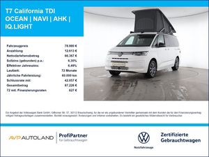 Volkswagen T7 California TDI OCEAN | NAVI | AHK | IQ.LIGHT