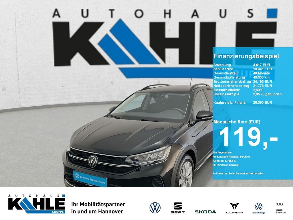 Volkswagen Taigo 1.5 TSI DSG Goal CarPlay Black ACC LED PDC Leasing