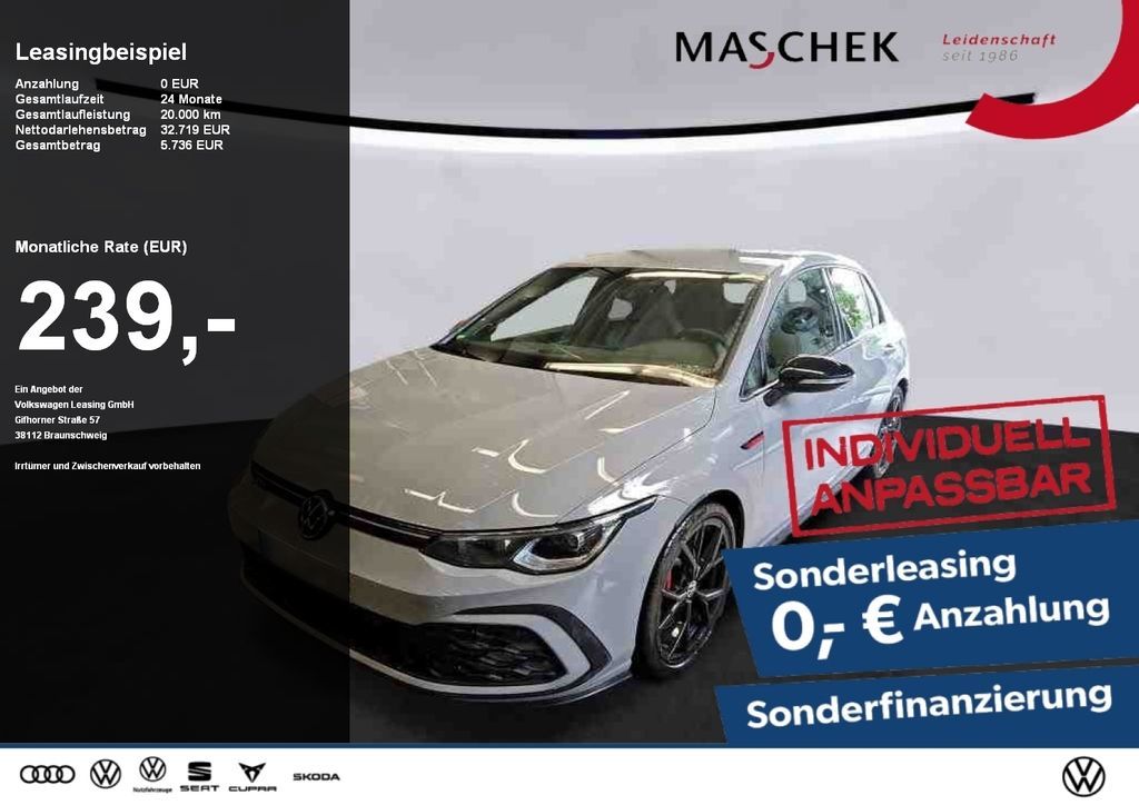 Volkswagen Golf GTI *Sonderleasing* H&K IQLight LM19 Keyles Leasing