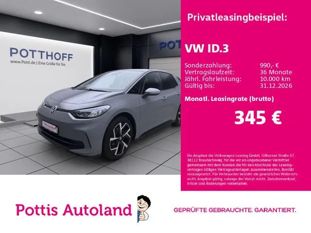 Volkswagen ID.3 PRO MOVE NAVI KAMERA SITZHZG LED