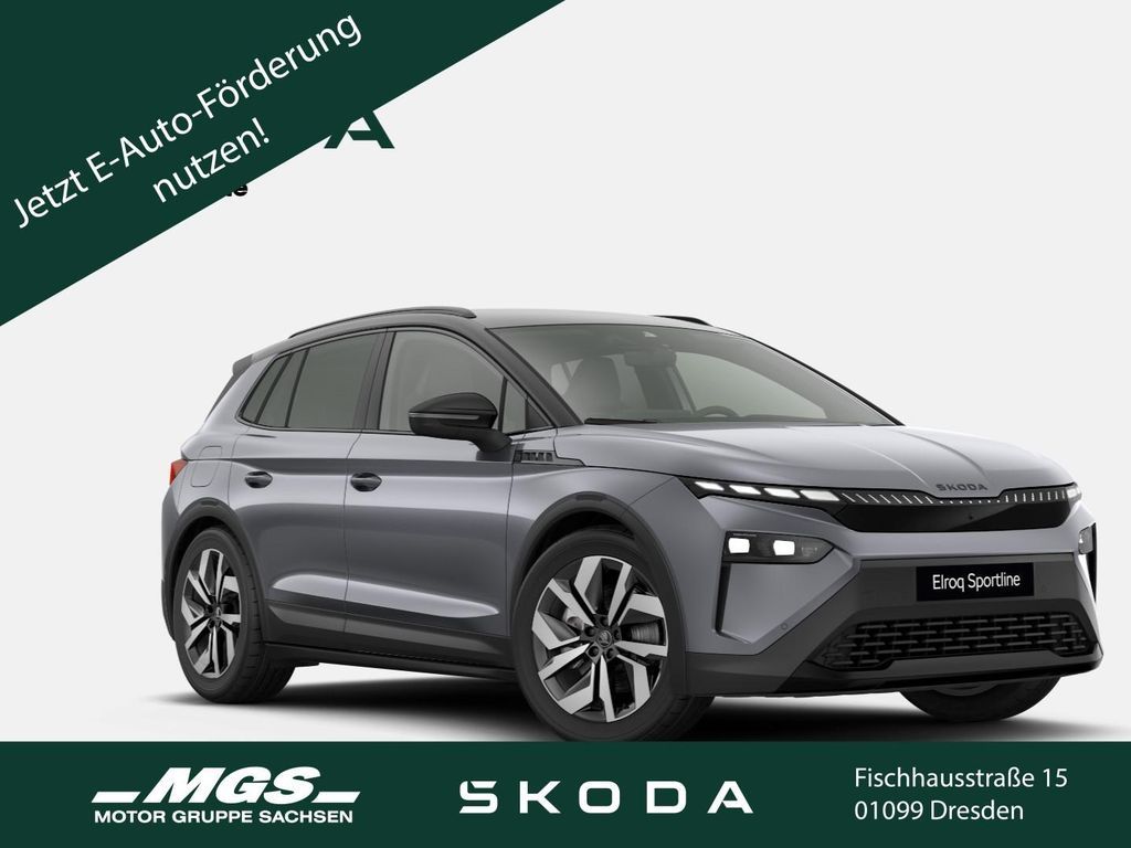 Skoda Elroq 85 Sportline #AHK #HUD #Wärmepumpe #05/27 Leasing