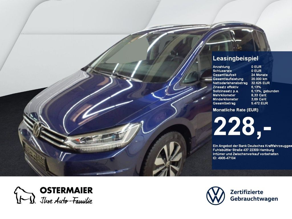 Volkswagen Touran GOAL 2.0TDI 150PS DSG ACC.7-S.AHK.NAVI+VC Leasing