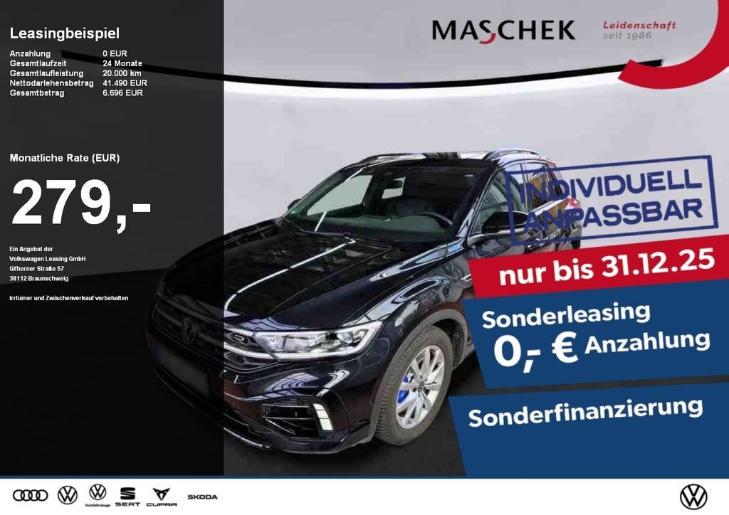 Volkswagen T-Roc R *AKRAPOVIC* Pano AHK DCC *Beats* AHK ACC Leasing