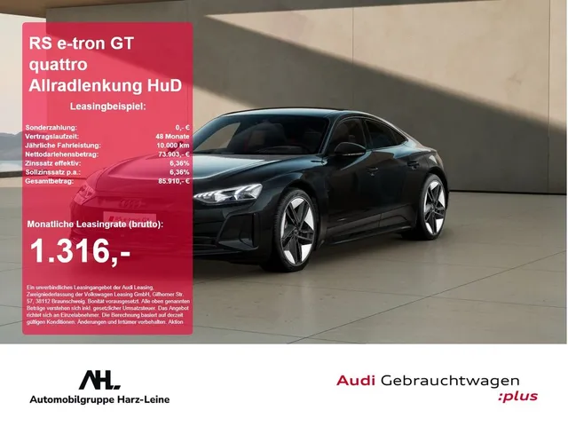 Audi RS e-tron GT quattro Allradlenkung HuD 360 ACC