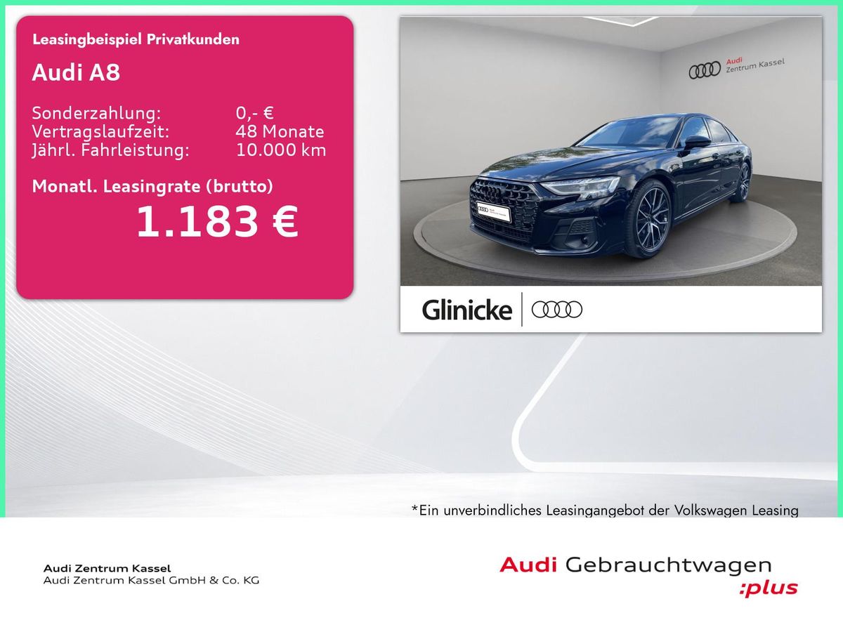 Audi A8 50 TDI qu. S line Matrix HuD Pano AHK StandHZ Leasing