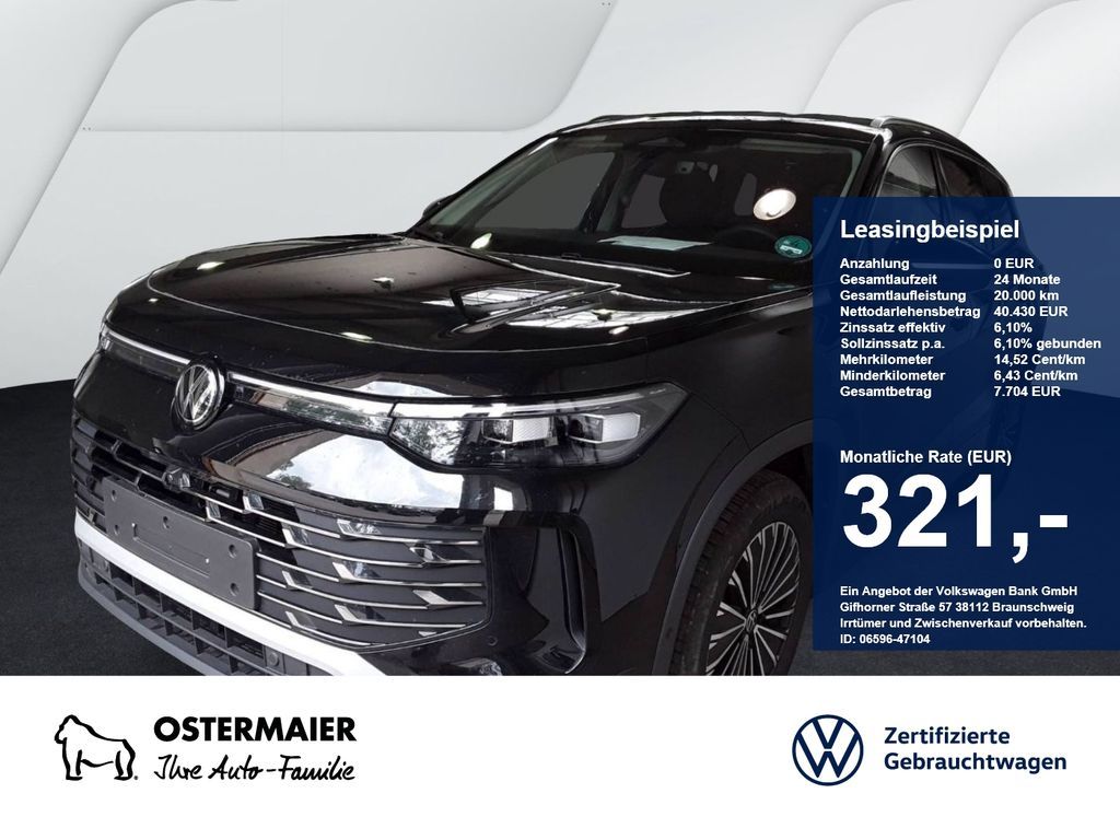 Volkswagen Tayron ELEGANCE 1.5eTSI 272PS DSG HYBRID ACC.AHK Leasing