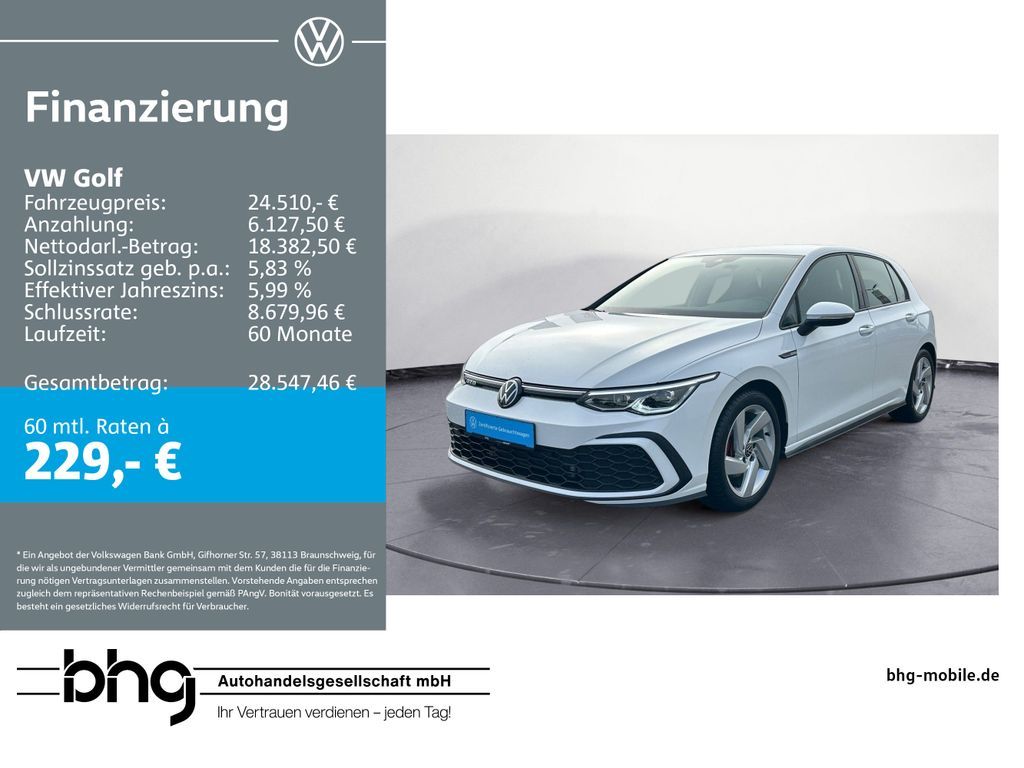 Volkswagen Golf GTD DSG Business Premium ACC Navi beh.Lenkr Leasing