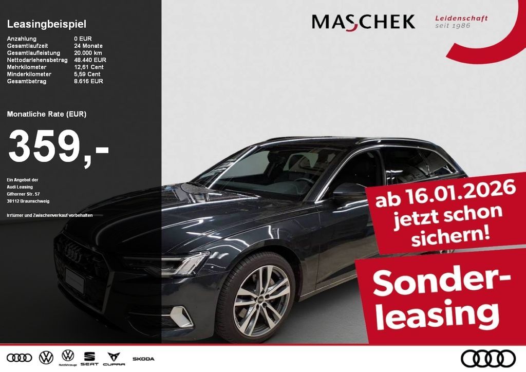 Audi A6 Avant S line 45 TFSI S tronic AHK ACC LM19 Si Leasing