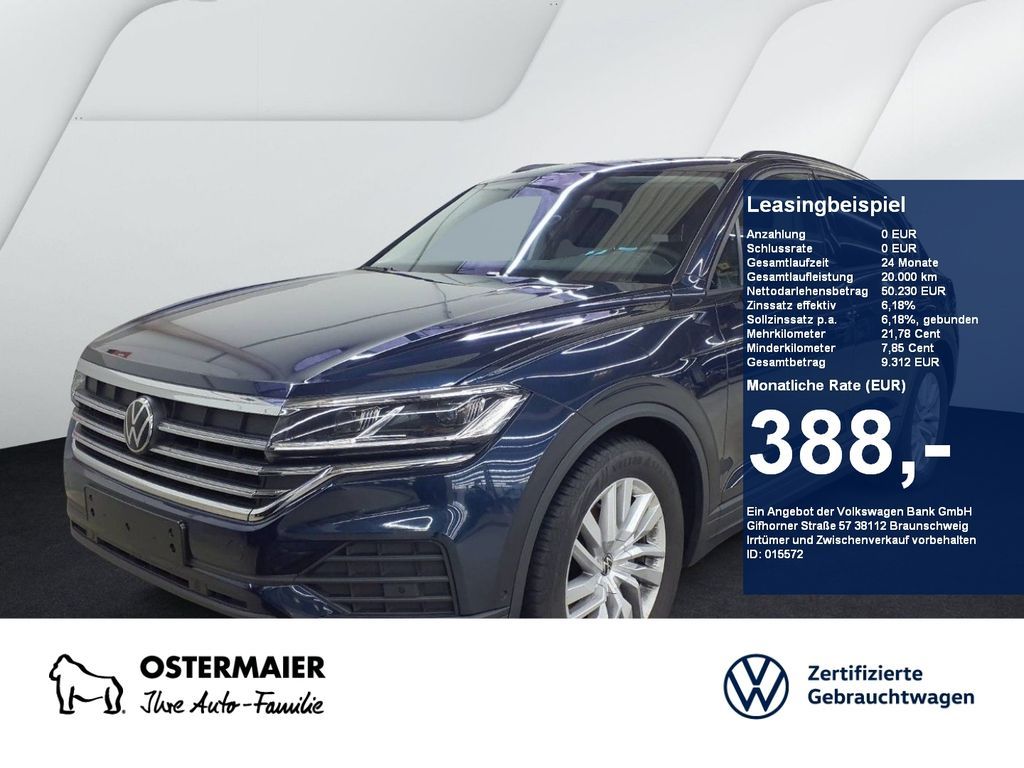 Volkswagen Touareg 3.0TDI 231PS NP.84T AHK.19 KAMERA.LEDER. Leasing