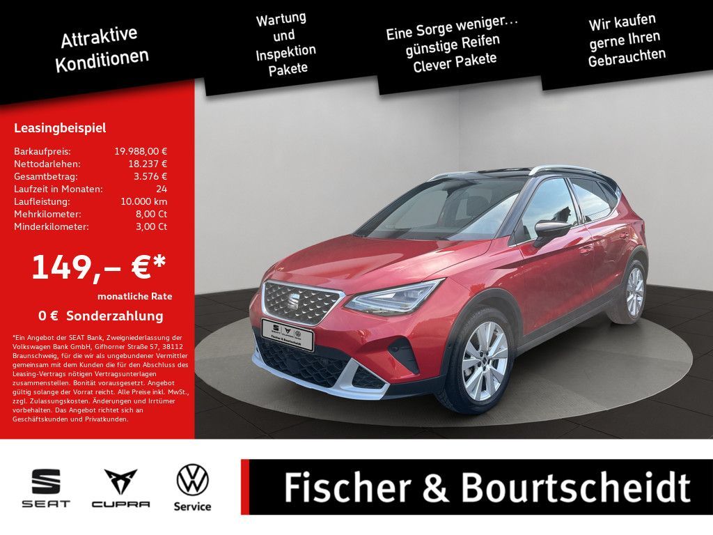 Seat Arona 1.0 TSI Xperience NAVI AHK ACC FACEL. LED Leasing