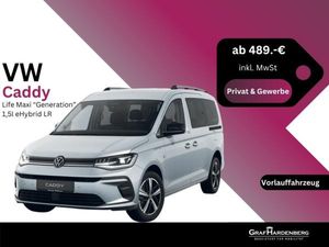 Volkswagen Caddy Life Maxi "Generation" (0,5% Versteuerung für Gewerbekunden) 7-Sitzer Motor: 1,5 l eHybrid langer Ra