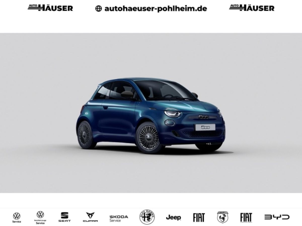 Fiat 500e ICON 42 kWh SOFORT KOMFORT SITZHZG. KAMERA PDC APPLE ANDROID Leasing