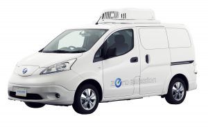 Elektroauto Nissan e-NV200 Fridge Concept. Bildquelle: Nissan