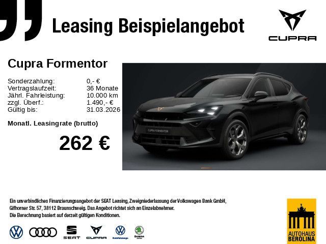 Cupra Formentor 1.5 e-Hybrid - Anzahlung E-Prämie Leasing