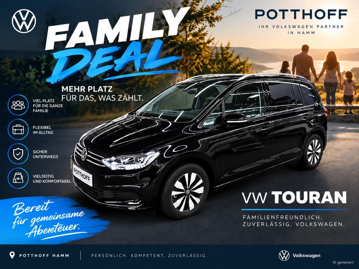 Volkswagen Touran 1.5 TSI Energy DSG💥FamilyDeal💥7-Sitzer NAVI AHK KLIMA SHZG Leasing